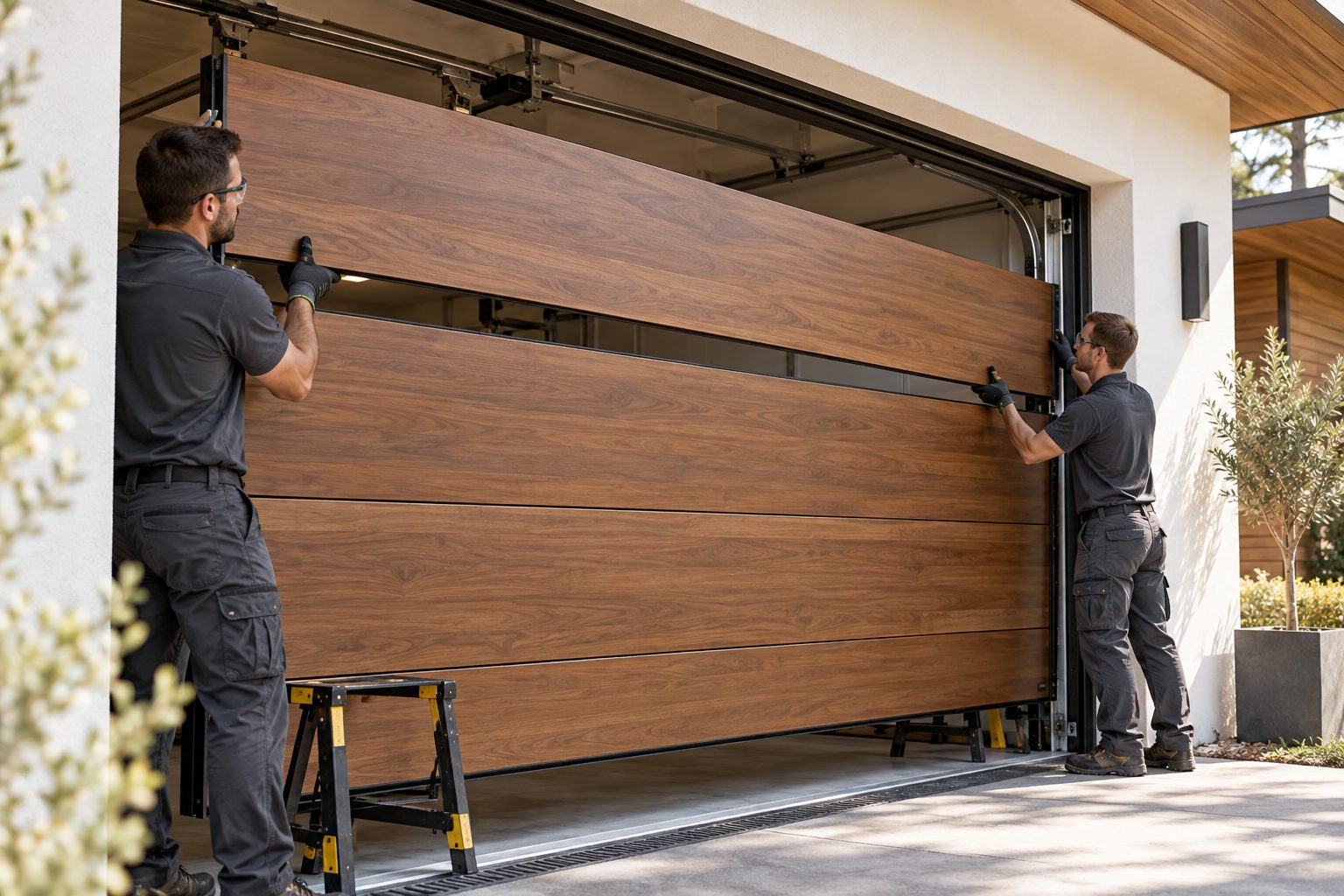 Garage door installation service