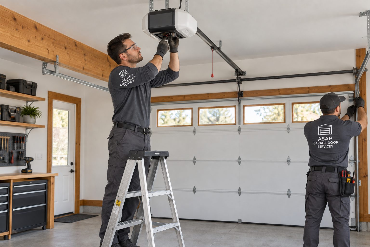 Garage door opener service